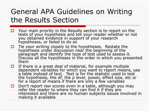 apa 7 results section|examples of results section of paper.
